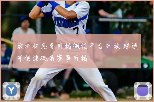 欧洲杯免费直播微信平台开放 球迷可便捷观看赛事直播